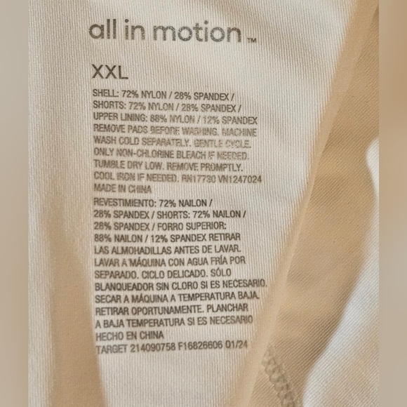 Women's All In Motion white with black trim tennis/pickleball dress size 2x - Picture 3 of 7